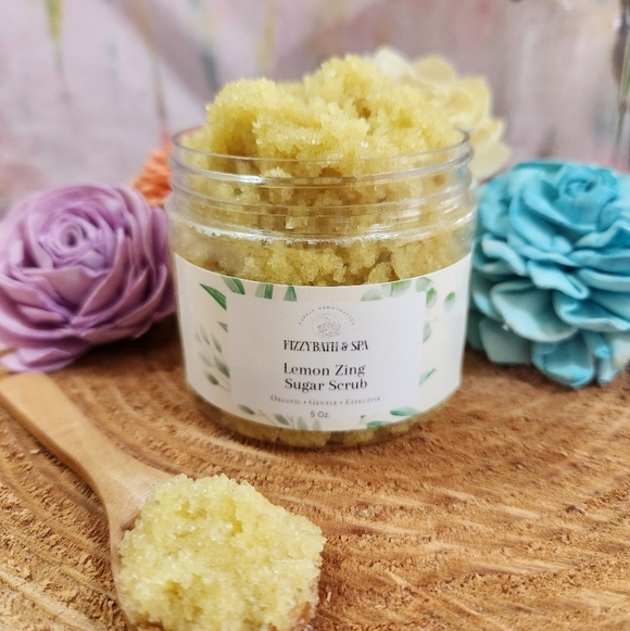 Handmade‎ Lemon Zing sugar scrub - Picture 2 of 4
